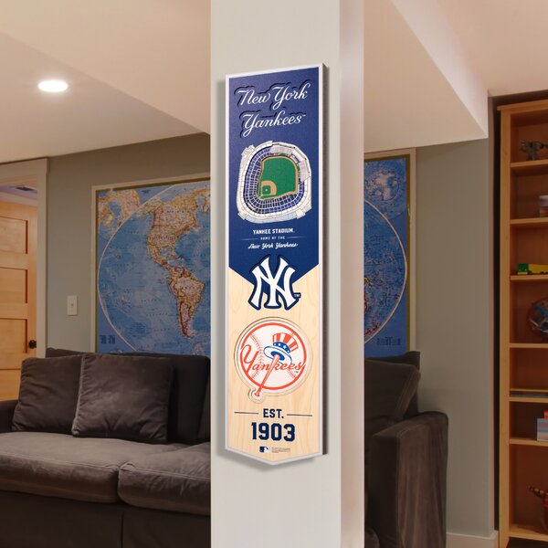 YouTheFan MLB 3D StadiumView 8x32 Banner | Wayfair